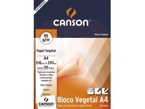 Papel Vegetal A3 90g 50 Folhas - Canson